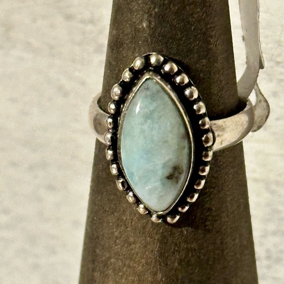 Larimar SS Ring size 7 - Picture 2 of 6